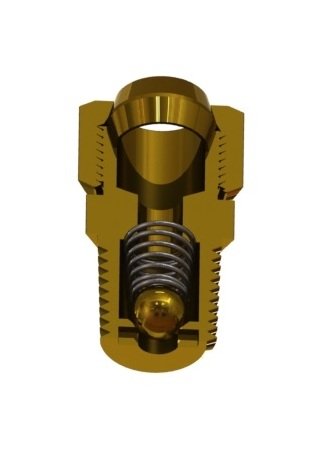 1/8 Inch COP Series Compression x Male NPT Check Valve - Image 2