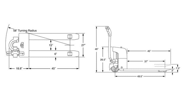 Big Joe® Electric Power Pallet Trucks - Image 2