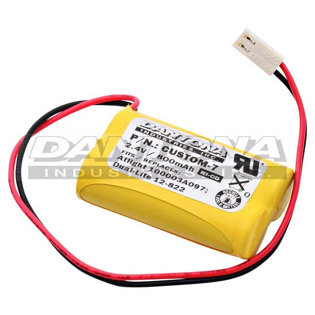 2.4V 800mAh Emergency Light Battery Pack - Image 1