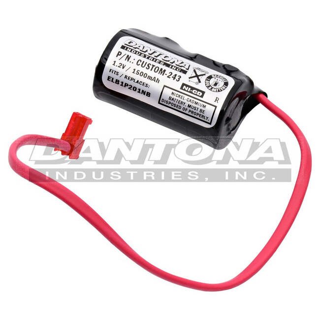 1.2V Emergency Light Battery Pack - 1500mAh Capacity, Nickel Cadmium - Image 1
