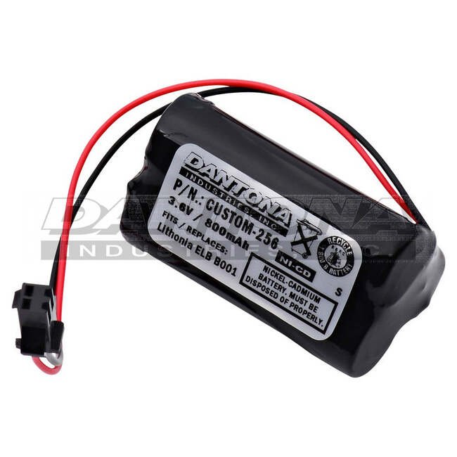 3.6V 800mA·h Emergency Light Battery Pack - Nickel Cadmium AA Cells - Image 1