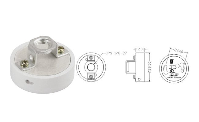 Energy Star GU24 Compact Fluorescent Socket with Push-In Terminals - Image 2