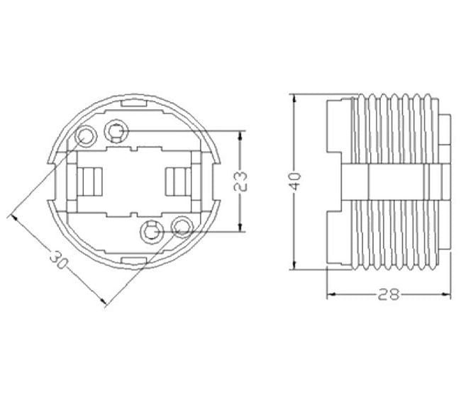 Energy Star 2-Pin Compact Fluorescent Lampholders - Image 2