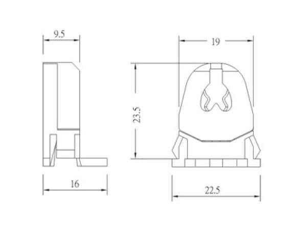 Energy Star T5 Fluorescent Lampholders - Image 2