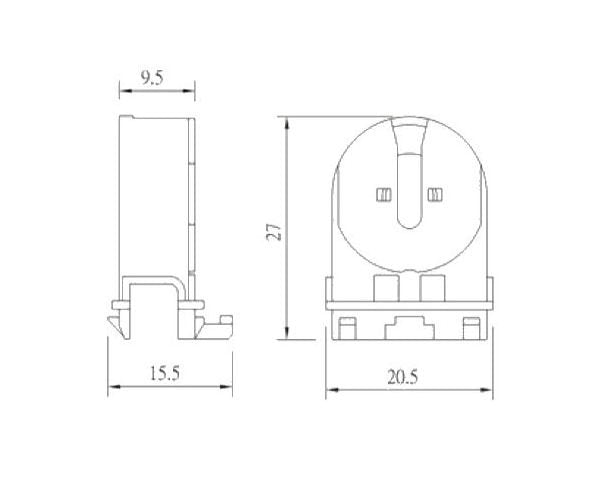Energy Star T5 Fluorescent Lampholders - Image 2