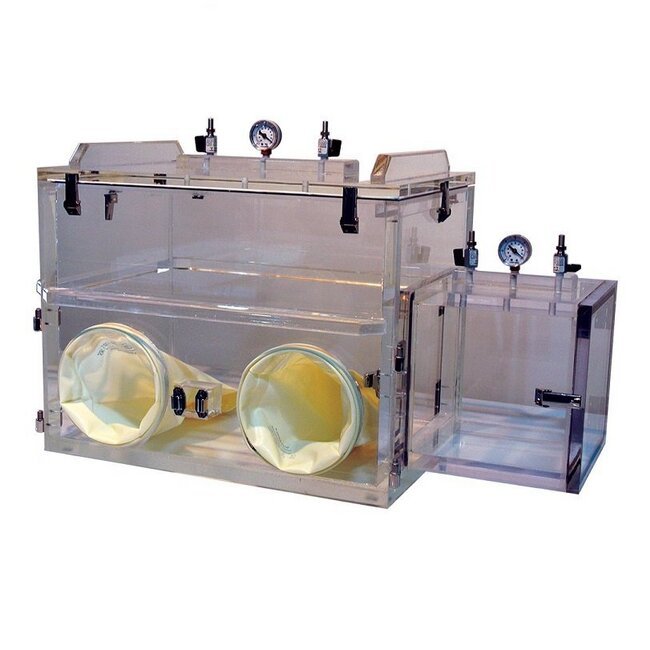 26-Inch Vacuum Negative Pressure Glovebox with Airlock - Image 2