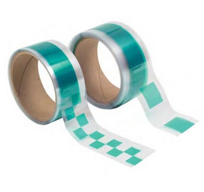 Green Poly Square Tape - 0.750 Inch - Image 1