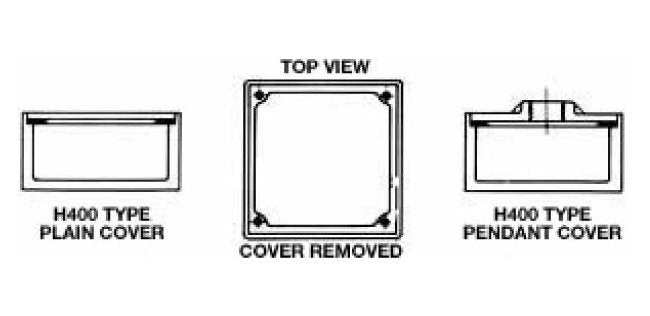 Hope Electrical H400 Type Square Outlet Boxes - Image 1