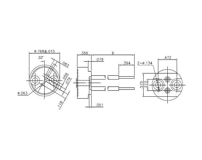 MR16/G6.35 Bi-Pin Halogen Round Lampholders - Image 2