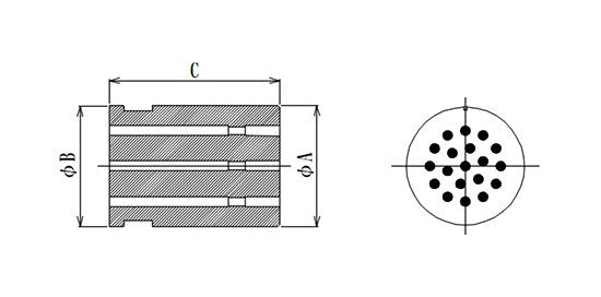 BU Type Vacuum Side Insulation Insert - Heat-Resistant Hermetic Connector - Image 2