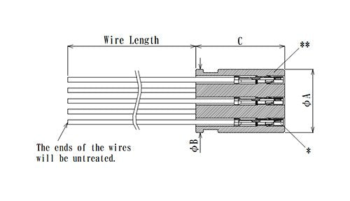 Burndy/Souriau Type Insulation Insert with Socket Pins - Image 2