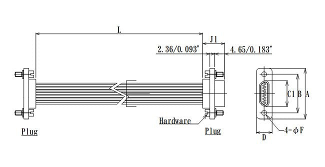 JCC Metal Shell Micro-D Connector for Vacuum Environments - Image 2