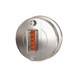 Double Side Mating D-Subminiature Round Hermetic Connector - Image 1