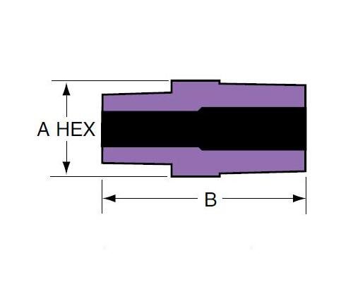 261 Series 1 1/2" NPT x 1 3/8" Carbide Hole Saw Hot Tapper - Image 1