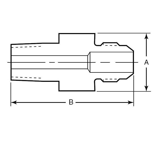 Duolok Alloy 400 Tube Fitting Plug - 38mm - Image 2