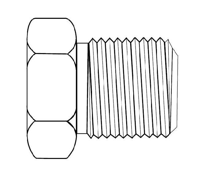Petersen 140-0 Series 12 Inch Mechanical Push and Pull Plug with Bell End - Image 1