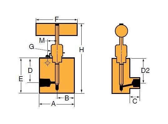 146-9 Series Medium Pressure Test Plug with By-Pass - Image 2