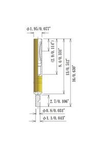JCC 1.00mm Louver Type Socket Pin - Image 2