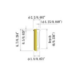JCC 0.09mm Louver Type Socket Pin - Image 2