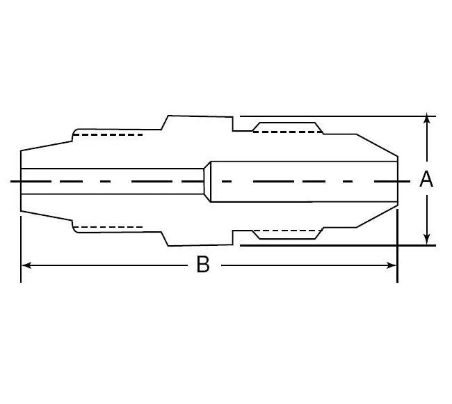 Duolok 8mm Tube Stub to Port Connector Alloy 400 - Image 2