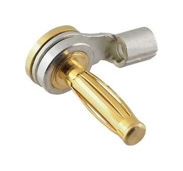 High Current 4.0mm Right Angle Banana Plug Socket Pin - Image 1