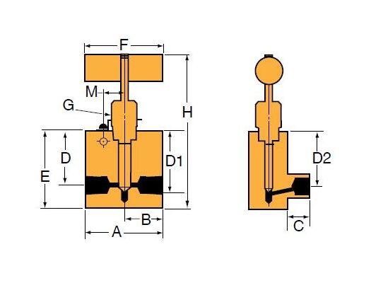 146-9 Series Medium Pressure Test Plug with By-Pass - Image 2