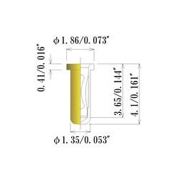 JCC 0.45mm Louver Type Socket Pin - Image 2