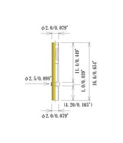 JCC 1.00mm Louver Type Socket Pin - Image 2