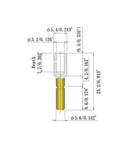 JCC 3.60mm Diameter Louver Type Socket Pin - Image 2