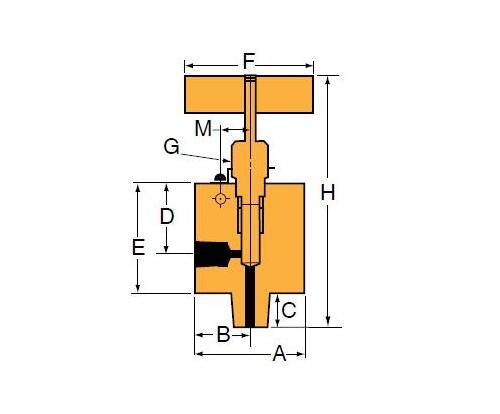 146-9 Series Bolt Test Plug with By-Pass (1.26 in ID) - Image 2