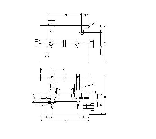 146-9 Series Medium Pressure Test Plug with By-Pass - Image 2