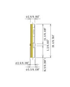 JCC 1.50mm Louver Type Socket Pin - Image 2