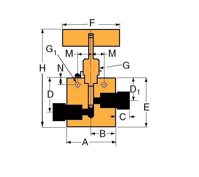 149-2 Series 4" Aluminum Body Test Plug - Image 2