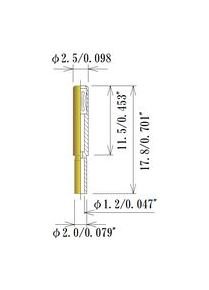 JCC 1.00mm Diameter Louver Socket Pin - Image 2