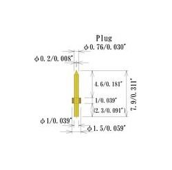 JCC 0.76mm Louver Type Socket Pin - Image 2