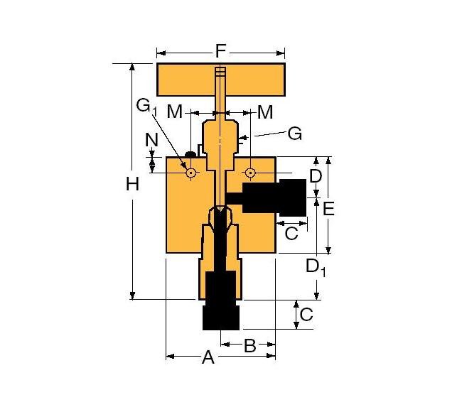 Petersen 143-2 Series T-Handle Expandable Rubber Plug - Image 2