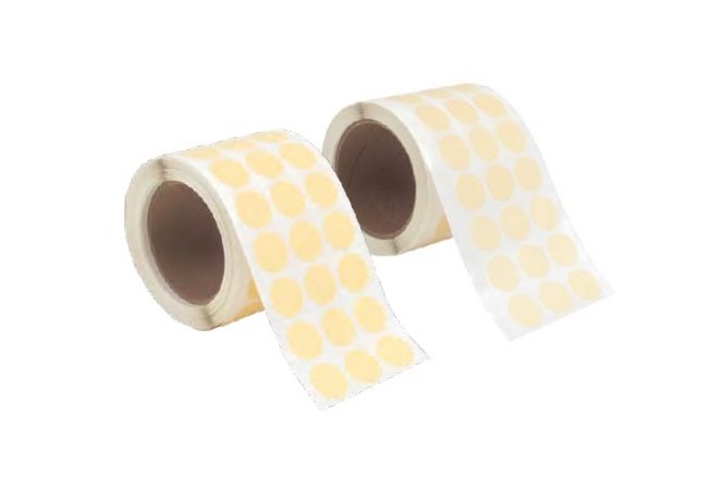 High Temperature Crepe Disc Tape - 1.812 Inch Diameter (46.02 mm) - Image 1