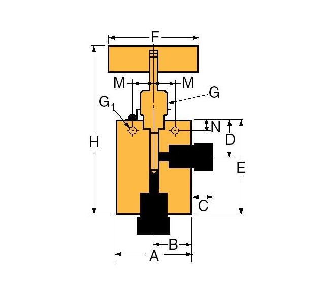 Petersen 142-8 Series Monitor Well Plug Pad Locks - Image 2