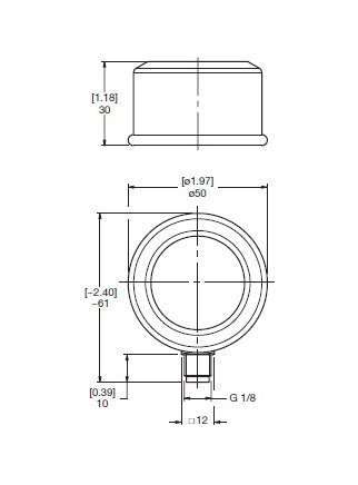 HYDAC VMF-VR Clogging Indicator Gauge - Image 2