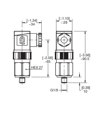 HYDAC VMF-VR Low Pressure Visual & Electrical Switch - Image 2