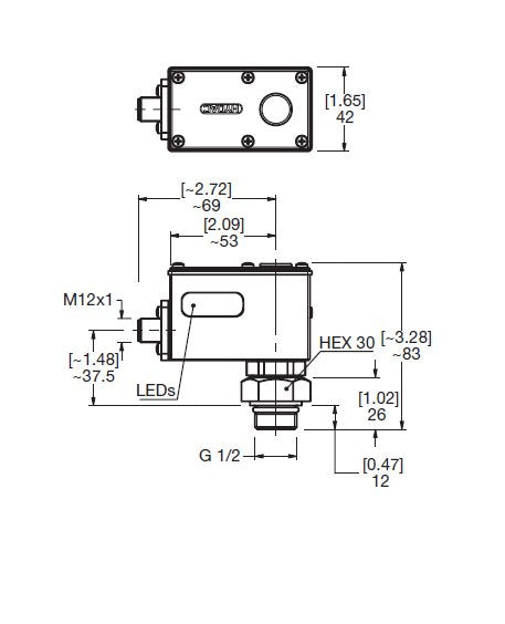 HYDAC Low Pressure Return Line Static Indicator Switch - Image 2