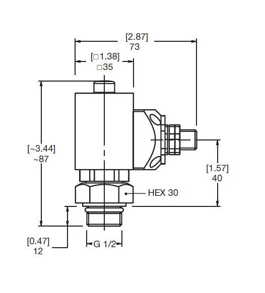 HYDAC VMF-VR Low Pressure Visual & Electrical Switch - Image 2