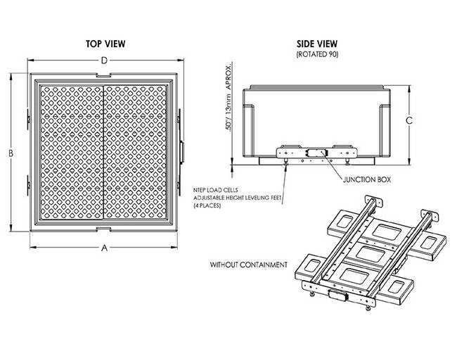Scaletron Model 4042-63 IBC Spill Containment Tote Scales - Image 2