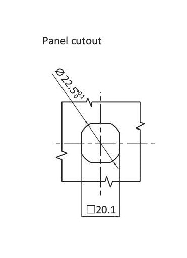 Chrome Plated Low Profile Quarter Turn Lock with Short Wing Knob Insert - Image 3