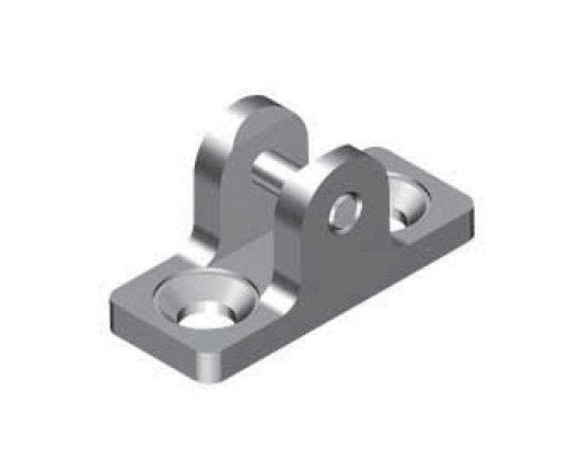 Die-Cast Zinc Plated Rod Catch - Image 1