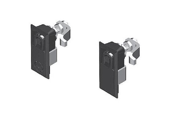 16mm Chrome Plated Handle Compression Latch - Tool Locking Cylinder - Image 1