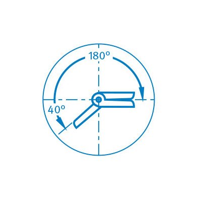32.5mm Left Hand Plastic Combi Hinge | Industrial-Grade Glass Fiber Reinforced Nylon - Image 3