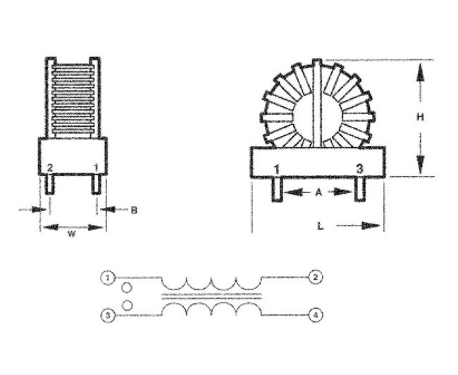 CMT908 Series Encapsulated Toroidal Inductor - Image 2