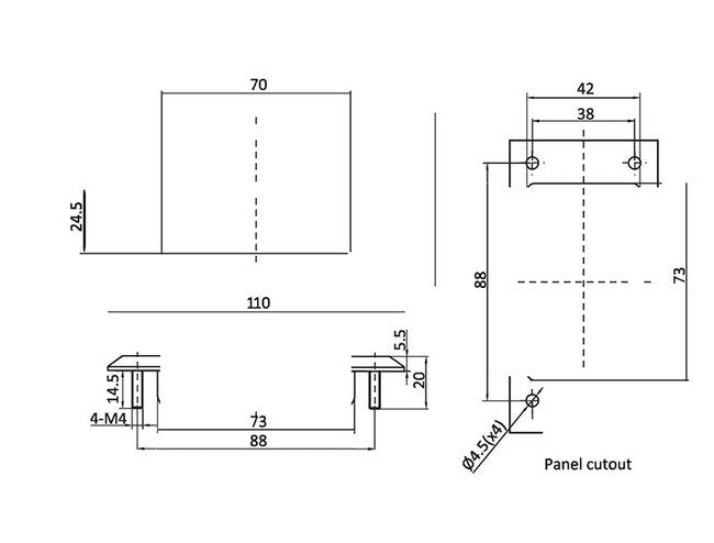 304 Stainless Steel Pocket Pull Handle - Image 2