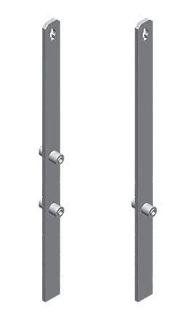 Zinc Plated Mild Steel H Rod for 1200-1600mm Door Height - Image 1